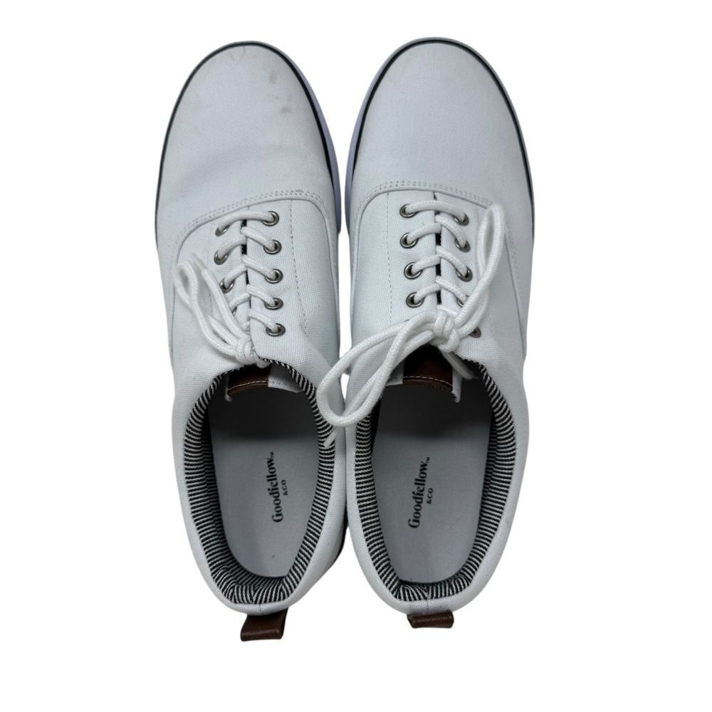 Goodfellow & Co Mens Brady Casual Dress Fashion Sneakers White Size 12